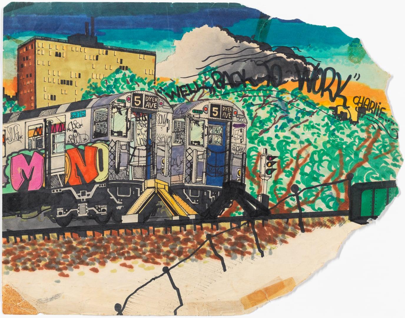 Above Ground: Art from the Martin Wong Graffiti Collection