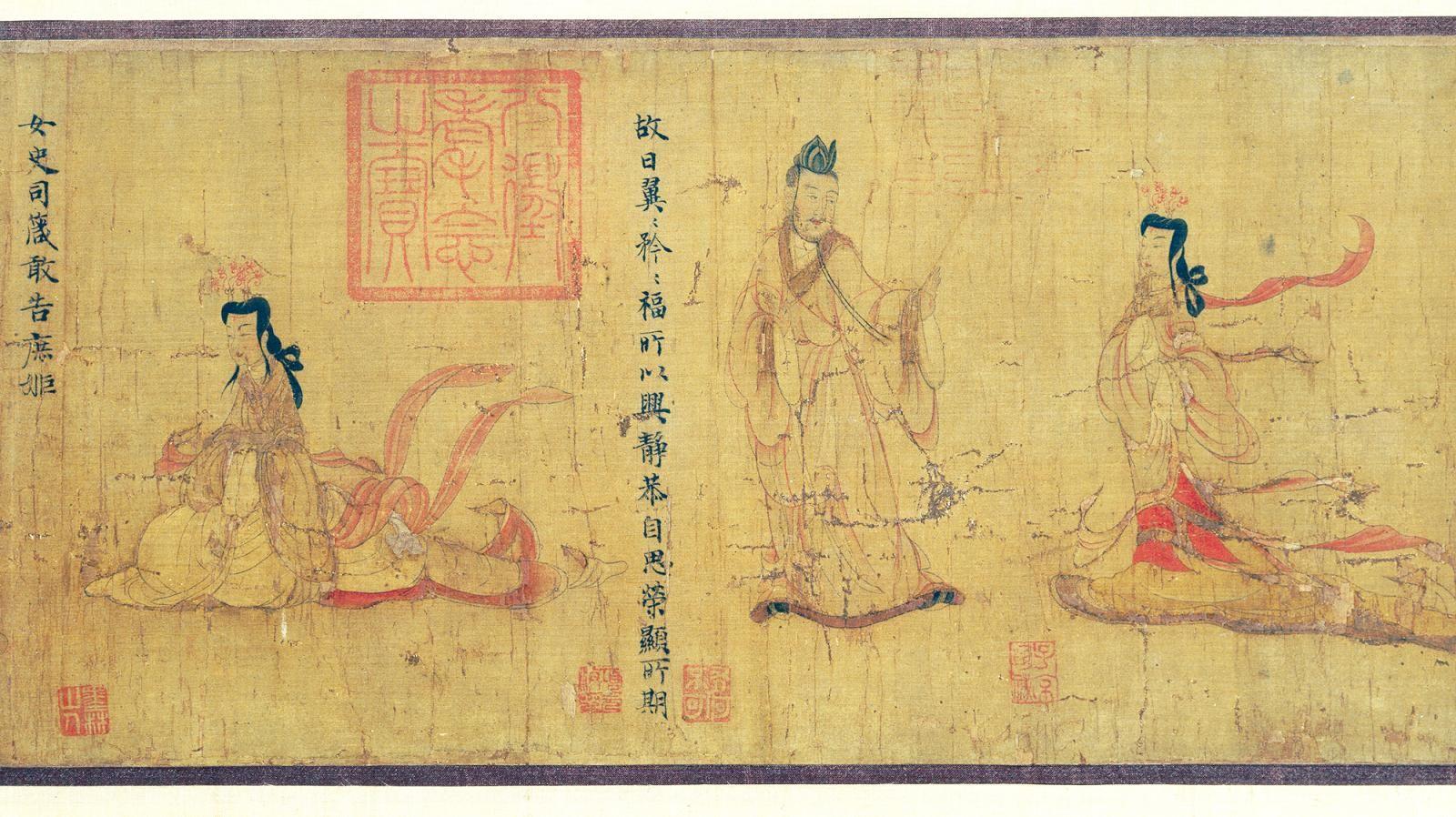 Admonitions of the instructress to the court ladies