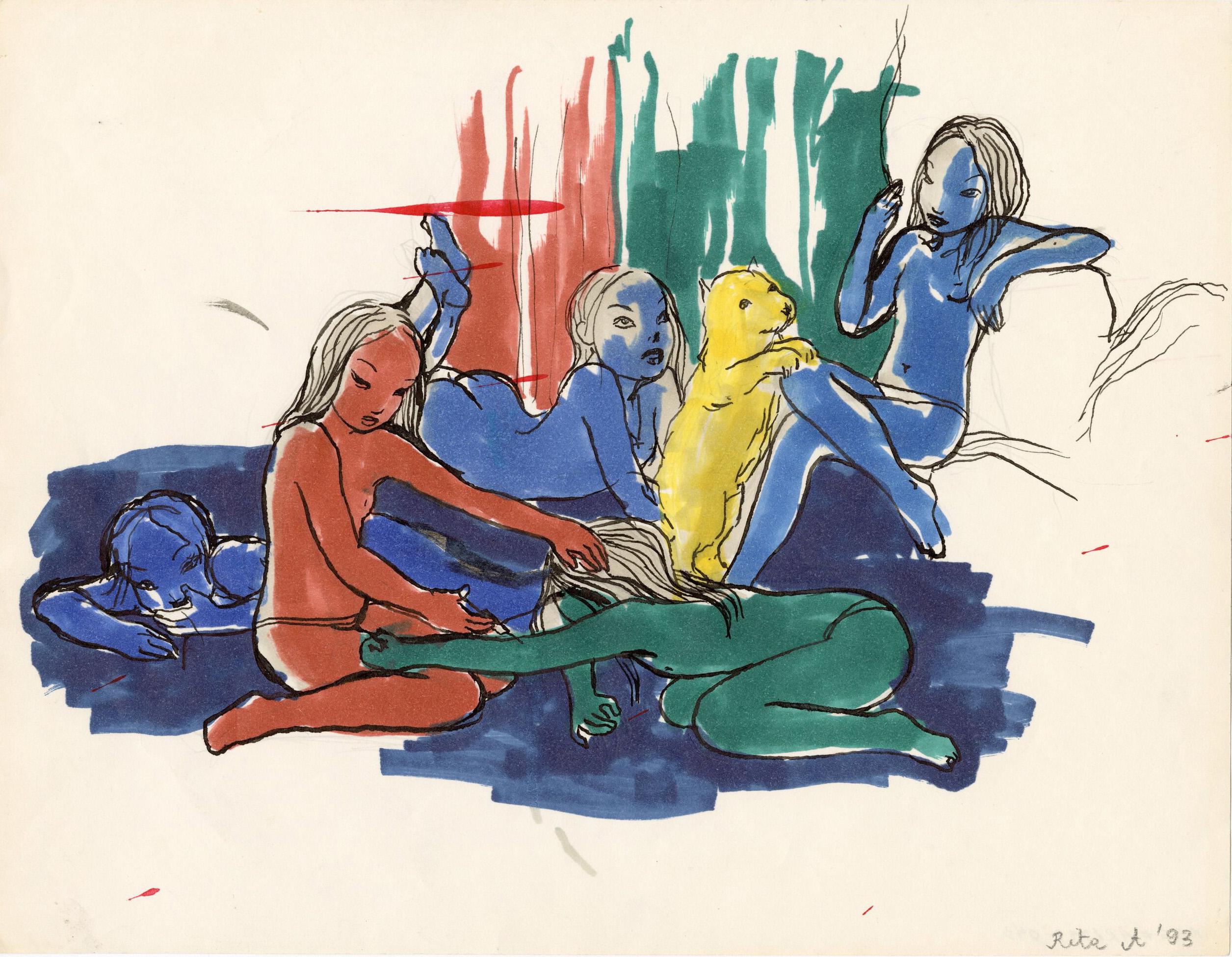 Rita Ackermann: Doubles